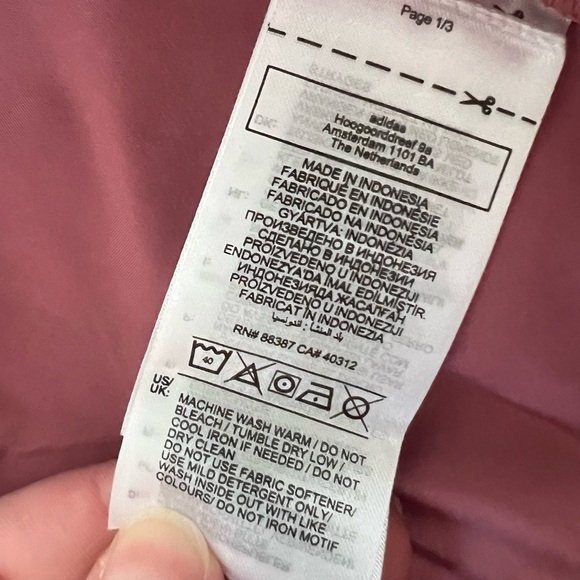 NWT Adidas Women's Burgundy Athletic Shorts - Picture 4 of 7